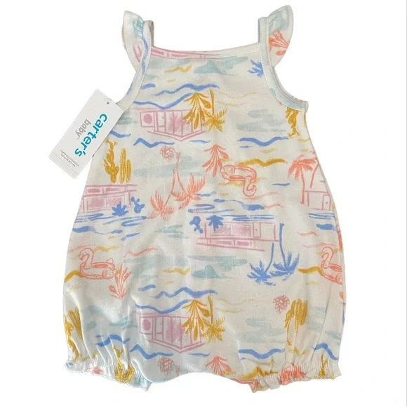 Carter’s Beach Vibes Tank Bodysuit - Picture 2 of 2
